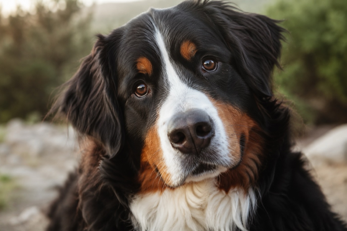 Bernese Mountain Dog — Cypress Drones pet recovery